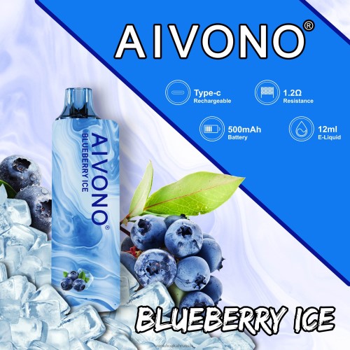Vape Hookah - Aivono AIM GUN 7000 TP22TD104 черничный лед