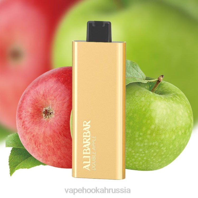 Vape Russia - Alibarbar Pandora 7000 одноразовых вейпов двойное яблоко X2Z066
