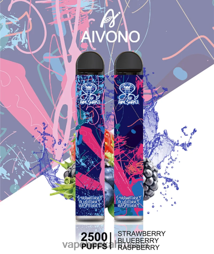 Russian Vape Juice - Aivono AIM SNAKE 2500 TP22TD318 клубника черника малина