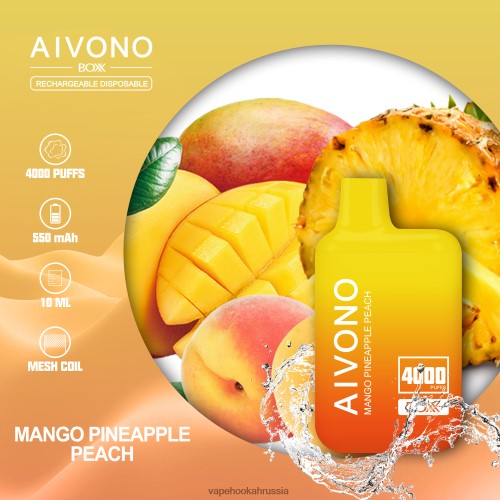Vape Hookah - Aivono AIM BOXX 4000 TP22TD219 манго ананас персик