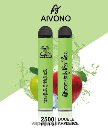 Vape Hookah - Aivono AIM SNAKE 2500 TP22TD304 двойной яблочный лед