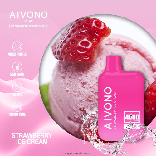 Vape Russia - Aivono AIM BOXX 4000 TP22TD221 клубничное мороженое