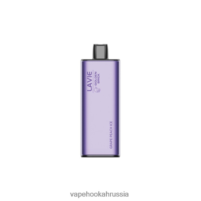 E-Liquid Жидкость - LAVIE GOLDEN BRICK 10000 затяжек виноградно-персиковый лед 2R002860
