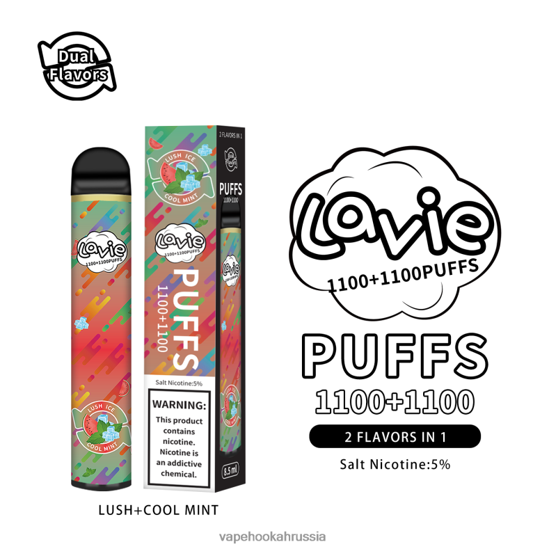 Vape Hookah - LAVIE BAR Switch 2200 затяжек пышная/прохладная мята 2R0028294