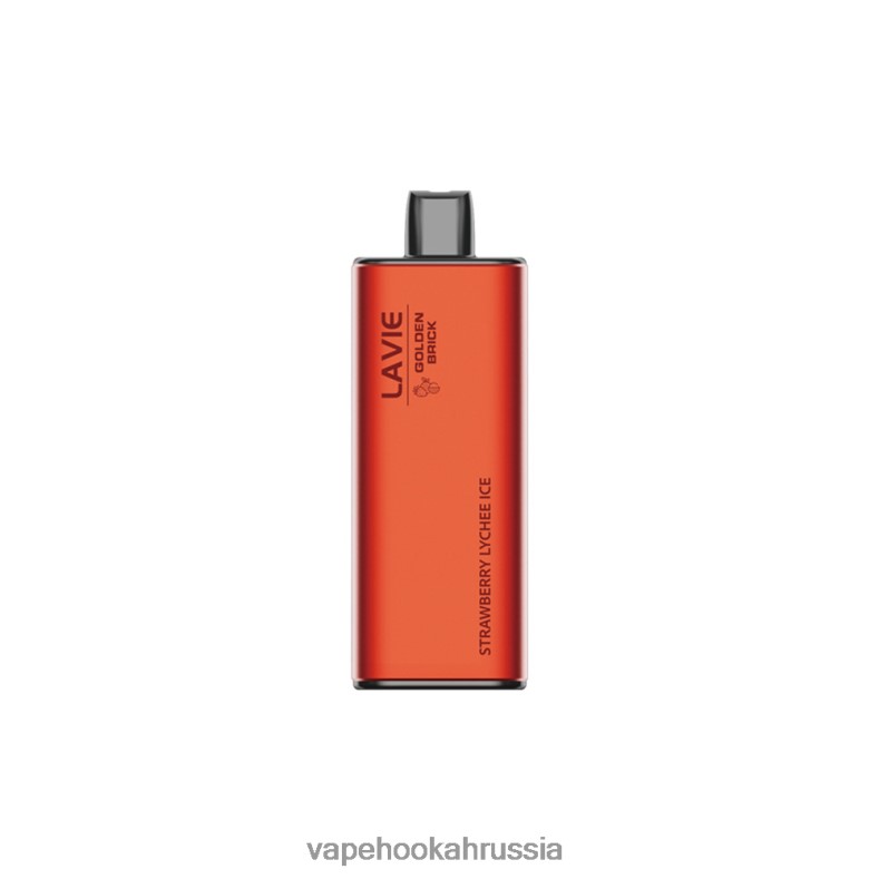 Vape Россия - LAVIE GOLDEN BRICK 10000 затяжек клубничный лед из личи 2R002867