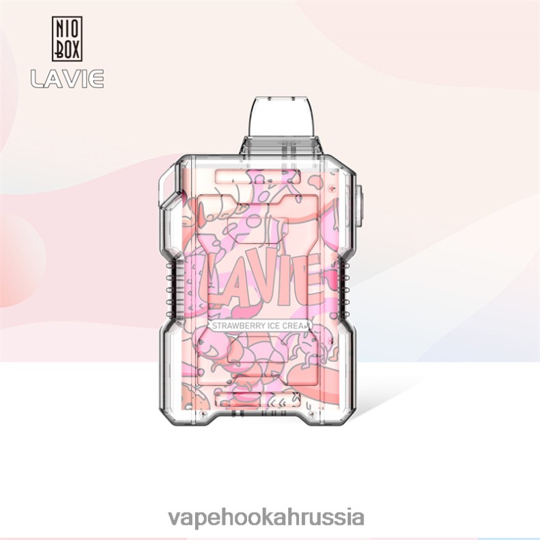 Vape Russia - LAVIE NIO BOX 9000 затяжек клубничное мороженое 2R0028196