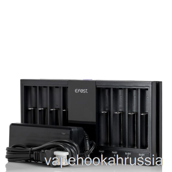 Vape Russia Efest Luc V8 с двойным ЖК-экраном, быстрое зарядное устройство