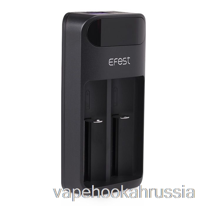 Vape Russia Efest Lush Q2 интеллектуальное светодиодное зарядное устройство с 2 отсеками