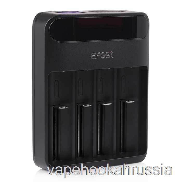 Vape Russia Efest Lush Q4 интеллектуальное светодиодное зарядное устройство с 4 отсеками