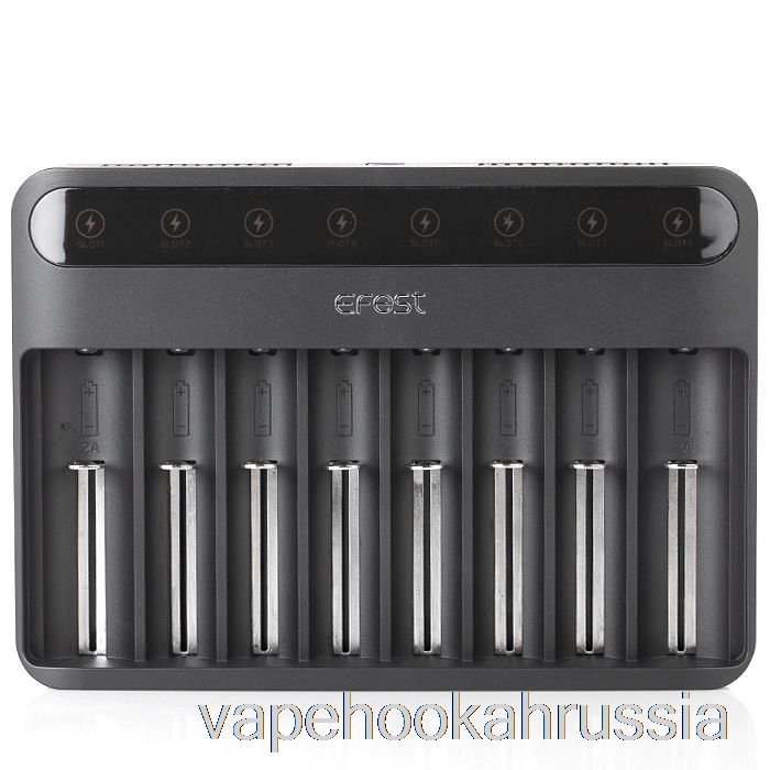 Vape Juice Efest Lush Q8 Интеллектуальное зарядное устройство с 8 отсеками