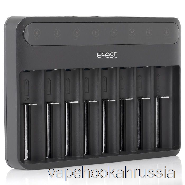 Vape Juice Efest Lush Q8 Интеллектуальное зарядное устройство с 8 отсеками