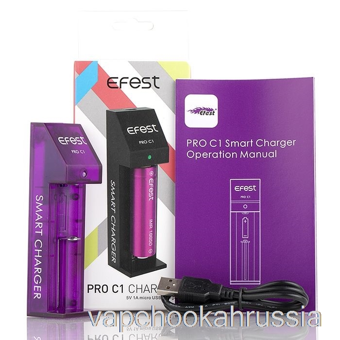 Vape Russia Efest Pro C1 умное зарядное устройство с 1 отсеком