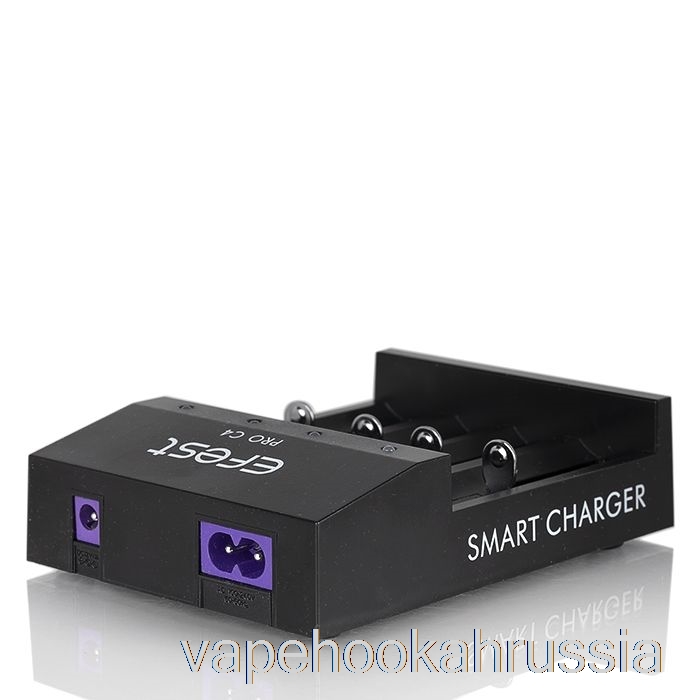 Умное зарядное устройство для аккумулятора Vape Juice Efest Pro C4 с 4 отсеками