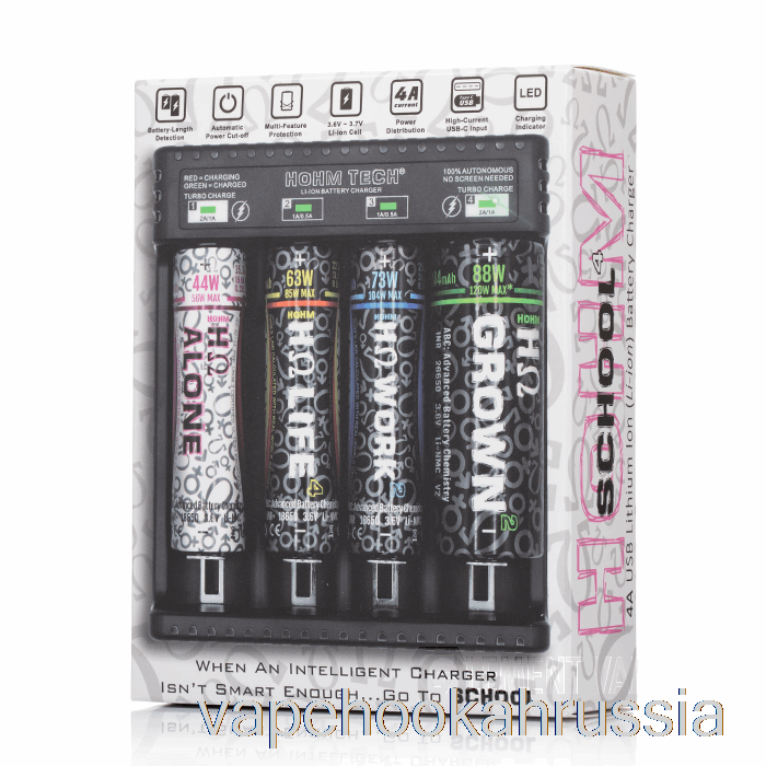 зарядное устройство USB-C Vape Juicy Hohm Tech School 4 4a