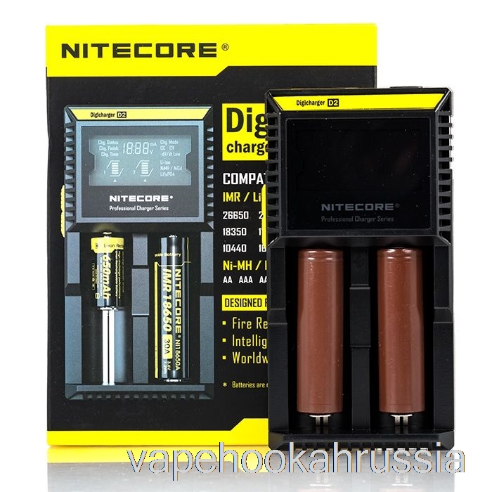 Зарядное устройство для аккумулятора Vape Russia Nitecore D2 (2 отсека)