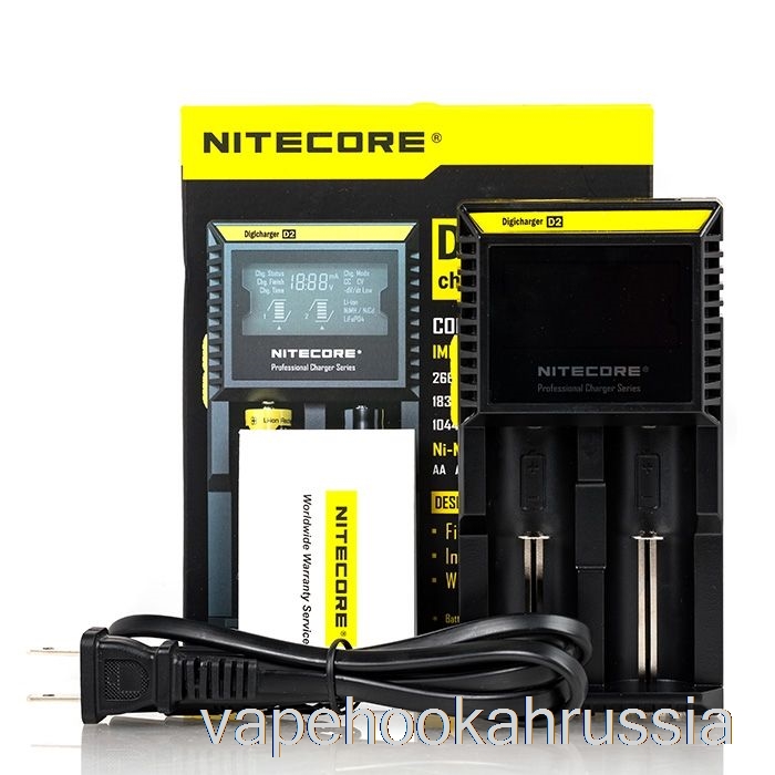 Зарядное устройство для аккумулятора Vape Russia Nitecore D2 (2 отсека)