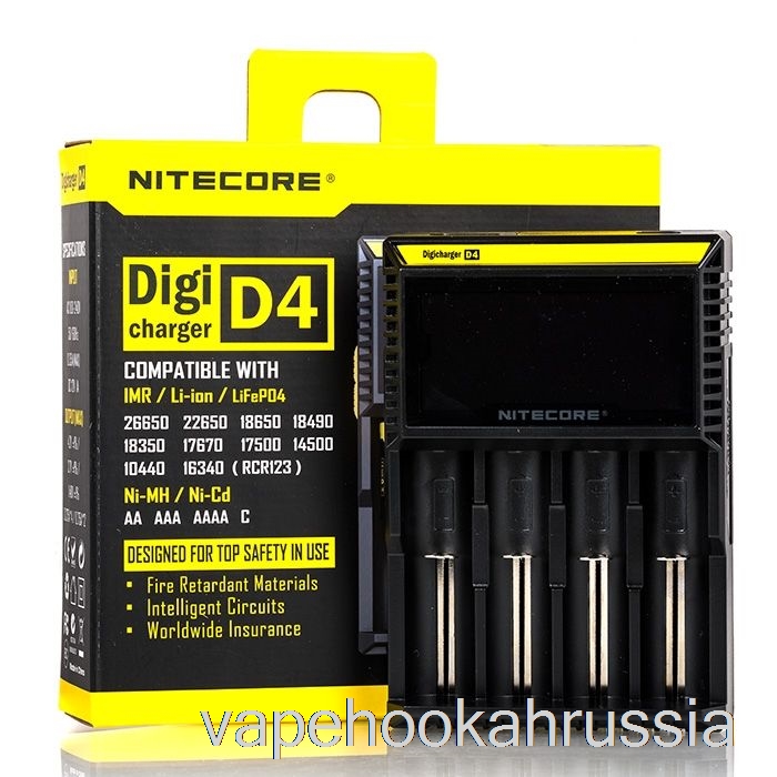 Зарядное устройство для аккумулятора Vape Russia Nitecore D4 (4 отсека)