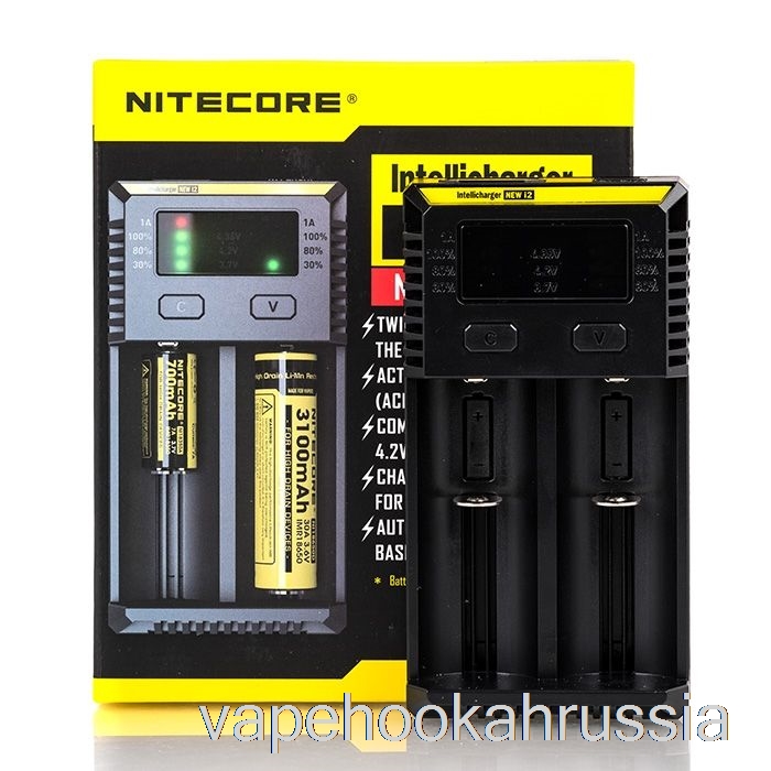 Зарядное устройство для аккумулятора Vape Juice Nitecore I2 (2 отсека)